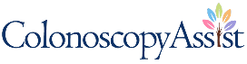 ColonoscopyAssist logo with the company name in blue text and a colorful tree design replacing the dot above the letter “i” in “Assist,” reflecting a focus on advanced imaging and patient care.