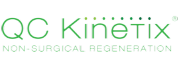 QCKinetix QC Kinetix logo with green text that reads QC Kinetix and NON-SURGICAL REGENERATION underneath.